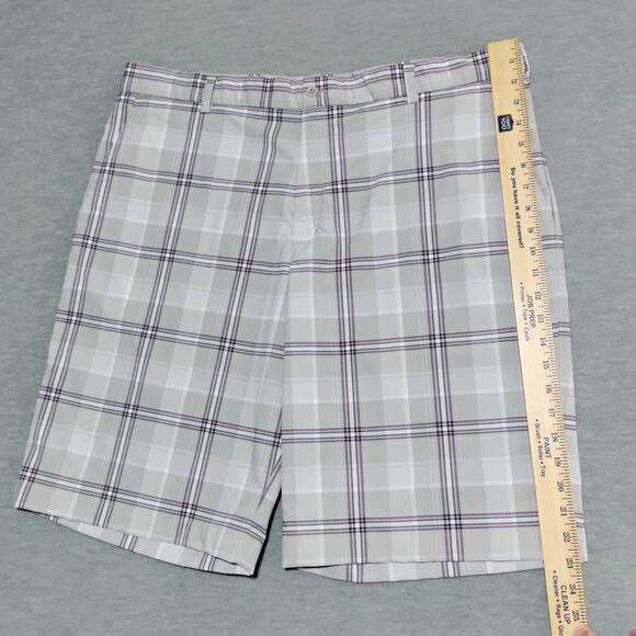 Nike Golf Dri-Fit Shorts Men's 40 x 12" Plaid Performance Stretch Lightweight - Picture 11 of 15